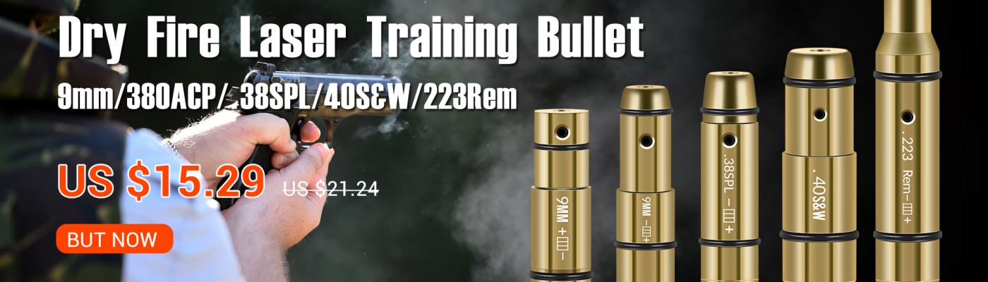 Dry fire laser training bullet
