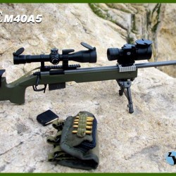 ZYTOYS 1/6th M40A5 Camouflage Sniper Series 8024 A B D Weapon Model For Doll Action Accessories