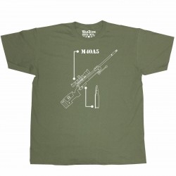 m40a5 Sniper Rifle WarZone Edition Army Green T Shirt m40 Marksman Shooter BF4