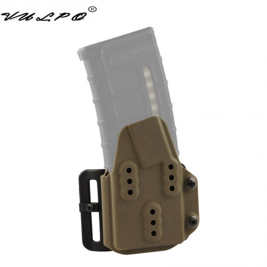VULPO Military tactical Kydex AR Mag Carrier 5.56mm Magazine Pouch For Belt System
