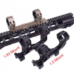 Tactical GE Automatics AR15 Scope Mount For Optical Sight Mount Riflescope 1.5 1.93 Mount For 20mm Rail No Bubble Level