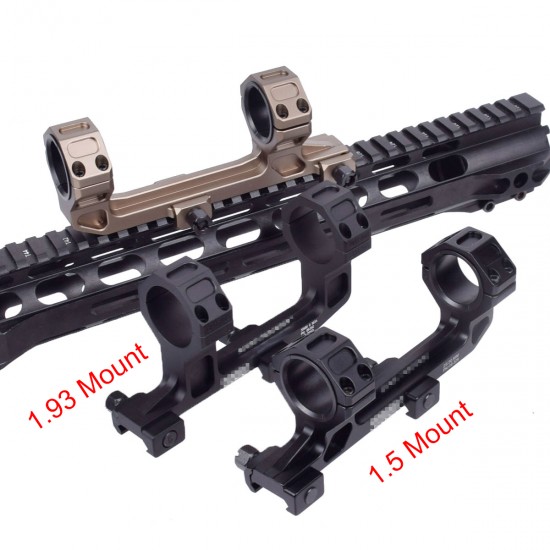 Tactical GE Automatics AR15 Scope Mount For Optical Sight Mount Riflescope 1.5 1.93 Mount For 20mm Rail No Bubble Level