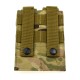 9mm Molle Pouch Nylon Tactical Dual Double Pistol Magazine Pouch Close Holster For Hunting Military Glock 1911 HK USP Mag Pouch