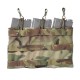 New Tactical 5.56 Top-opening 3 gang magazine bag Combat Molle Magazine Pouch  Multicam/MC