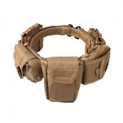 YAKEDA Outdoor Patrol Multifunctional Molle Five-piece Nylon Detachable Adjustable Tactical Belt Equipped With Accessory Bag