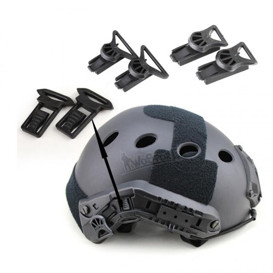 1 Pair Goggle Swivel Clips FMA Fast Helmet Side Rails Airsoft Tactical Helmet Plastic Side Mount Paintball Helmets Accessory