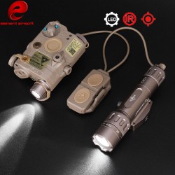 Element AR 15 Airsoft AN/PEQ 15 Tactical Flashlight Red Laser IR Laser Light Hunting Lamp WMX200 LA-5/PEQ-15 Airsoft Gun  Light