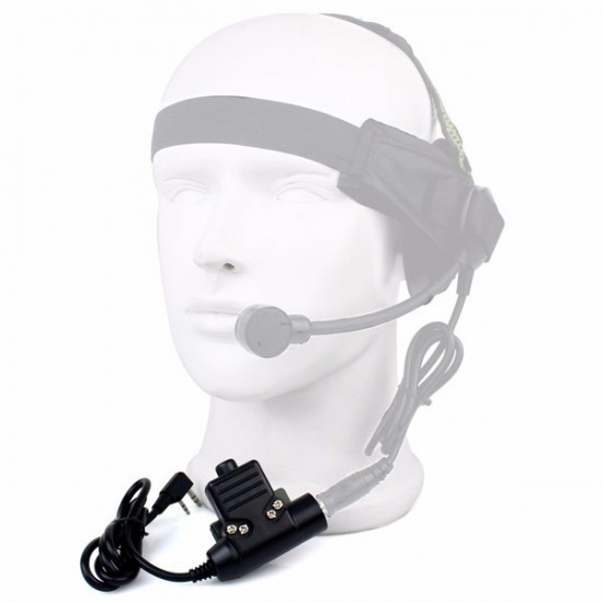 Tactical U94 PTT Cable Plug  Military Headset Adapter Z113  for Walkie Talkie Motorola Kenwood TYT F8 BAOFENG 5R Radio Hunting