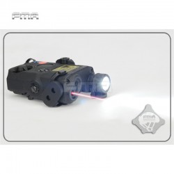 FMA PEQ-15 LA5 Upgrade Version LED White Flashlight + Red laser with IR Lenses Tactical Hunting Rifle Airsoft Battery Box TB0074