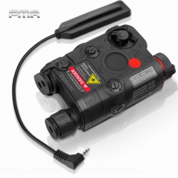 FMA AN/PEQ-15 Battery Box Red Dot Laser+White LED Flashlight+ IR Night Vision Weapon Light 20mm Rail Hunting Rifle Airsoft PEQ