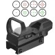 Hunting Scopes Optics Red Green Dot Sight Scope Sniper Pistol Airsoft Air Guns Reflex 4 Reticle RifleScopes Holographic