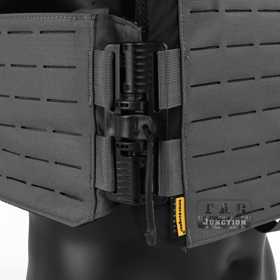 Emerson Strandhogg Quick Release Tactical Vest First-Spear Style Strandhogg MBAV Laser Cut Quick Release Plate Carrier Wolf Gray