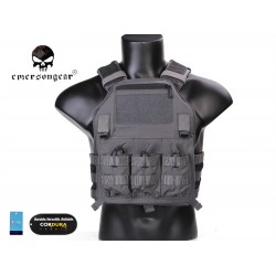 Emersongear 420 PLate Carrier Airsoft Combat Molle Vest Wolf Gray EM7362