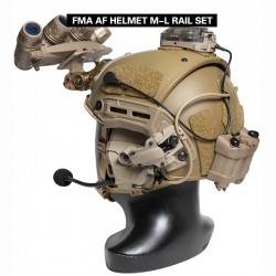 Outdoor AF Tactical Helmet M-L Dedicated Rail Accessories (Black/Sand/Gray)