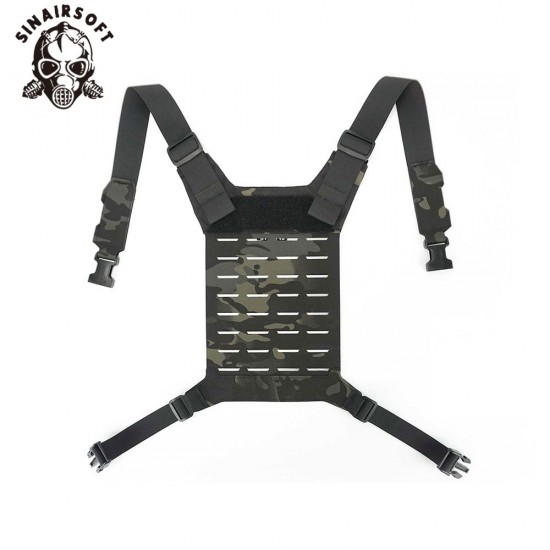 Tactical D3 SS MK Chest Rig Hunting Airsoft MOLLE Vest Chest Rig Strap Military Universal Vest Back Panel Equipment Accessories