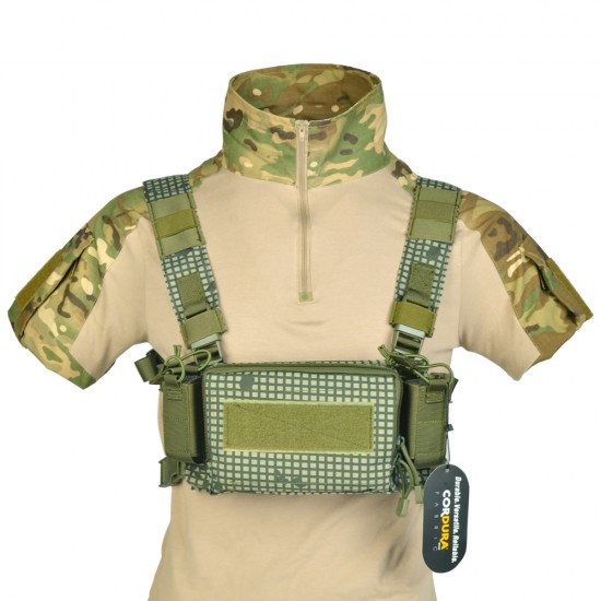 Mini D3 Tactical Vest Chest Rig CRM H Harness M4 Magzine Insert Integratable Quick Detach Men Airsoft Paintball Accessories