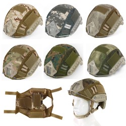 Tactical Helmet Cover Head Circumference 52-60cm Helmet Airsoft Paintball Wargame Gear CS FAST Helmet Cover 10 Colors