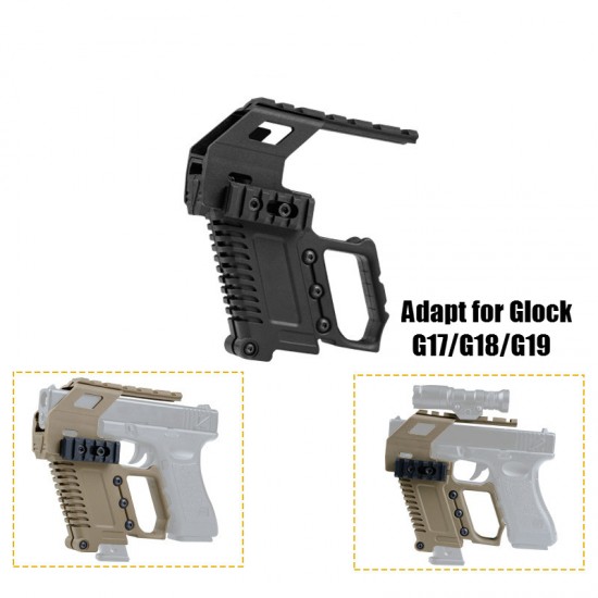 Glock Series Rail Base Loading Device Pistol Carbine Kit Quick Reload for Glock G17 G18 G19 Series Mount Hunting