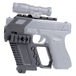 Glock Series Rail Base Loading Device Pistol Carbine Kit Quick Reload for Glock G17 G18 G19 Series Mount Hunting
