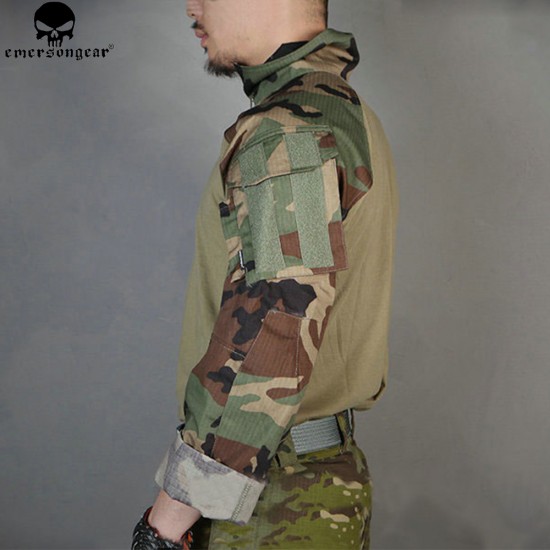 EMERSONGEAR Tactical Shirt Hunting clothes G3 Military BDU Airsoft Emerson Paintball Uniform Woodland EM9278