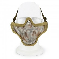 Tactical Combat Face Mask Full Low Carbon Steel Mesh Shooting CS Wargame Protective Mask Airsoft Hunting Masks Accessories