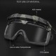 Tactical Airsoft Paintball Goggles Hunting Glasses CS Wargame Safety Goggles Fits for Helmet