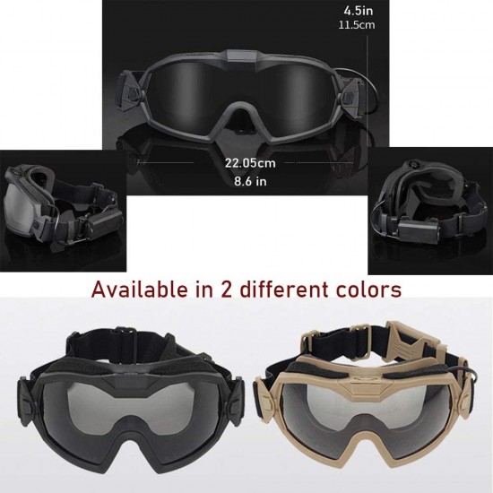 FMA Airsoft Regulator Goggles with Fan Updated Version Anti Fog Tactical Goggles Airsoft Paintball Safety Eye Protection Glasses