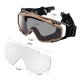 FMA Tactical Airsoft Goggles Ballistic Glasses Military 2pcs of Lens for Helmet Eyewear Paintball Eye Protection Oculos Military
