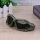 Outdoor Paintball Goggle Hunting Airsoft Net Eyewear Tactical Eyes Protection Eyeglasses Sport Metal Mesh Glasses