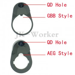 Stock Lock Ring GBBandamp;AEG M4 M16 Ar9 BUTT Position Buffer Light Weight Ring AEG GBB With 360° Rotate QD Hole