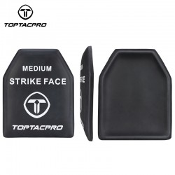TOPTACPRO Tactical Dummy Ballistic 2pcs Plates For AVS JPC Vest 28 degree High Elastic EVA Soft shockproof 8906