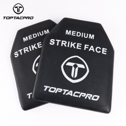 TOPTACPRO Tactical Dummy Ballistic 2pcs Plates For AVS JPC Vest 28 degree High Elastic EVA Soft shockproof 8906