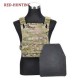 2pcs Plates Outdoor Military Tactical Vest Inner Liner Foam Shock Board Tactical Vests EVA Pad Resistant Dummy Ballistic Plate