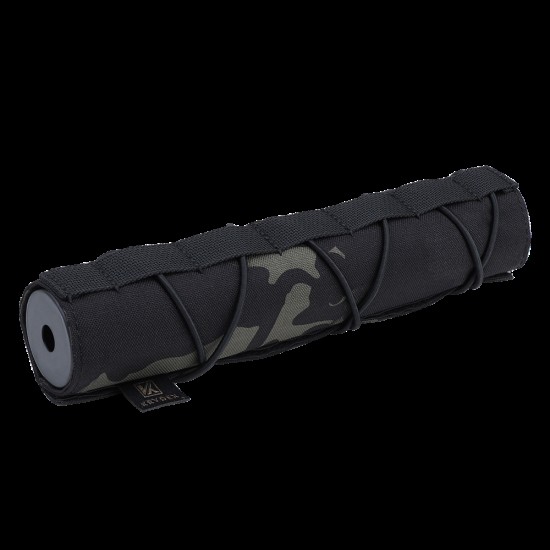 KRYDEX 22CM Muffler Protective Case For Surefire FA762K Tactical Shooting Suppressor Nylon Silencer Protector Cover MCBK