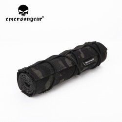 Emersongear Tactical 18cm Airsoft Suppressor Cover Silencer Protective Cloth Tool Panel Muffler Case Pouch Bag Hunting Tube Gear