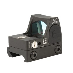 Tactical Mini RMR Red Dot Sight Collimator Glock Riflescope Reflex Sight Fit 20mm Weaver Rail for Airsoft Hunting Rifle