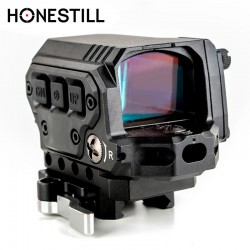 HONESTILL Airsoft Red Dot Reflex Sight Para Fuzil With IR Function For Rifles Tactical Hunting Scope R1X Reflex Red Dot Sight