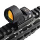 1X Mini RMR SRO Red Dot Scope Sight Collimator With Glock Universal Mount Fit 20mm Rail for Airsoft  Tactical Hunting Accessory