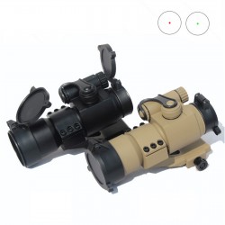Tactical M2 Red Dot Sight Collimator 32mm Rifle Holographic Reflex Scope Hunting Optic Riflescope for 20mm Picatinny Rail Mount