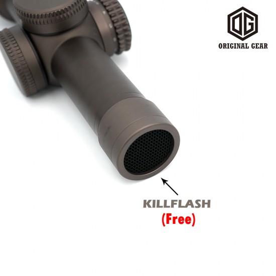 Optics RZ HD GEN2-E 1-6X24mm LPVO Riflescope Nitrogen Filled And Waterrpoof Full Markings Included