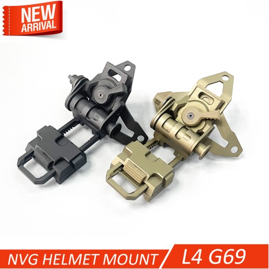 New NVG Mount L4 G69 Night Vision Goggles Helmet Mount w/Shroud Compatibility PVS14 PVS15 PVS18 PVS31 GPNVG18 PSQ36